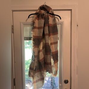 Oversized blanket scarf